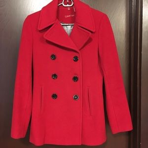 Calvin Klein coat 70%wool